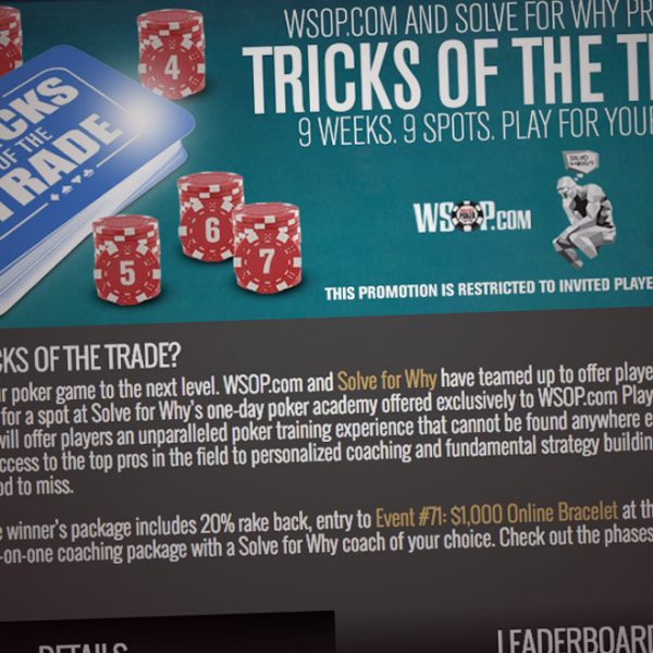 WSOP Tricks of Trade