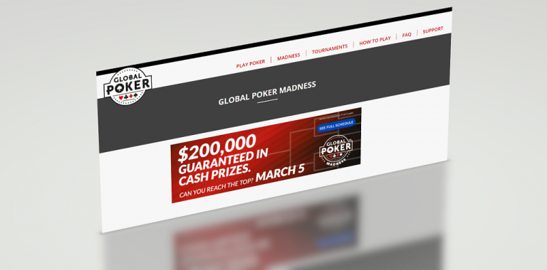 Global Poker Madness Boasts Site’s Biggest Tournament Guarantee of SC$200,000