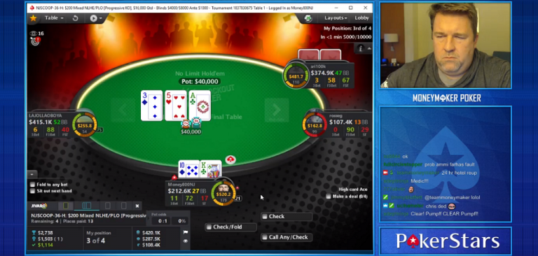 Chris Moneymaker Streams His Way To NJSCOOP Success