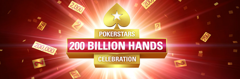 PokerStars Has Four Different Ways To Win In The 200 Billion Hands Celebration