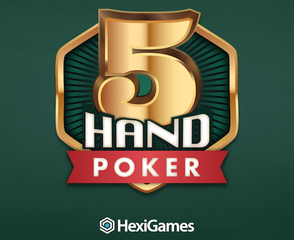 HexiGames has released the new mobile game 5-Hand Poker.