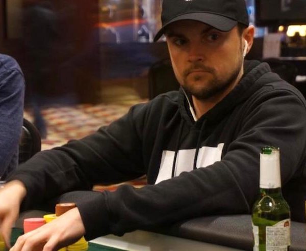 Former Sopranos actor Robert Iler at the poker table.