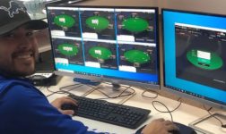 Matthew Davis jumped in the action on PokerStars for the site's first weekend in Michigan.