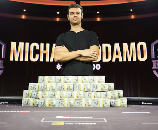 The huge run continues for Michael Addamo after taking down the $300,000 Super High Roller last week in Las Vegas for $3.2 million.