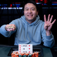 The $10,000 Limit 2-7 Lowball Triple Draw Championship was Brian Yoon's "main event" and her certainly made it count.