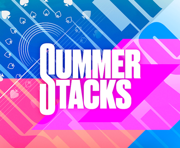 PokerStars' Summer Stacks series is running June 10-27 with over 100 events and $2.5 million guaranteed in PA, MI, and NJ.