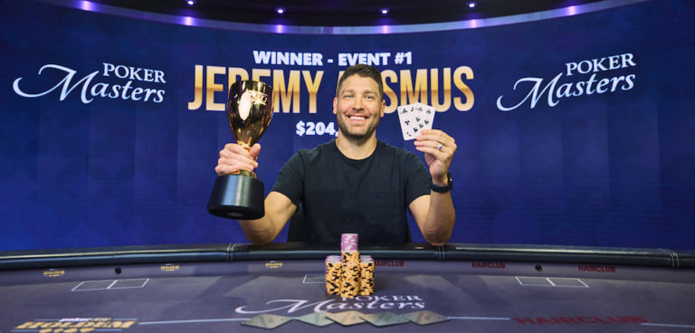 Jeremy Ausmus Chalks Up Poker Masters Victory Right After WSOP Online Bracelet Win 