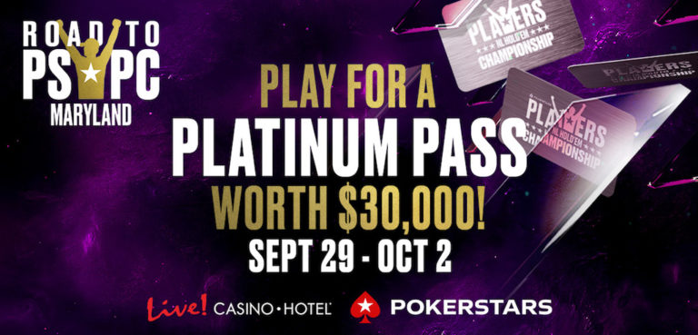 PRIZE PATROL: Road to PSPC Tournament Coming to Maryland Live! With PokerStars Platinum Pass Up for Grabs 