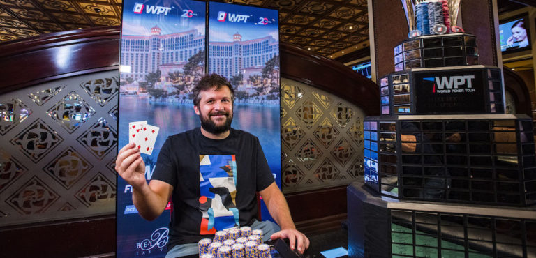 Doubling Up: Chad Eveslage Adds Second WPT Title With Five Diamond Victory at Bellagio