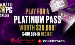 Players in the US have one last shot at winning a Platinum Pass with another Road to PSPC event heading to Las Vegas.
