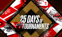 PokerStars is offering rounders plenty of opportunities and announced the launch of the “25 Days of Tournaments."